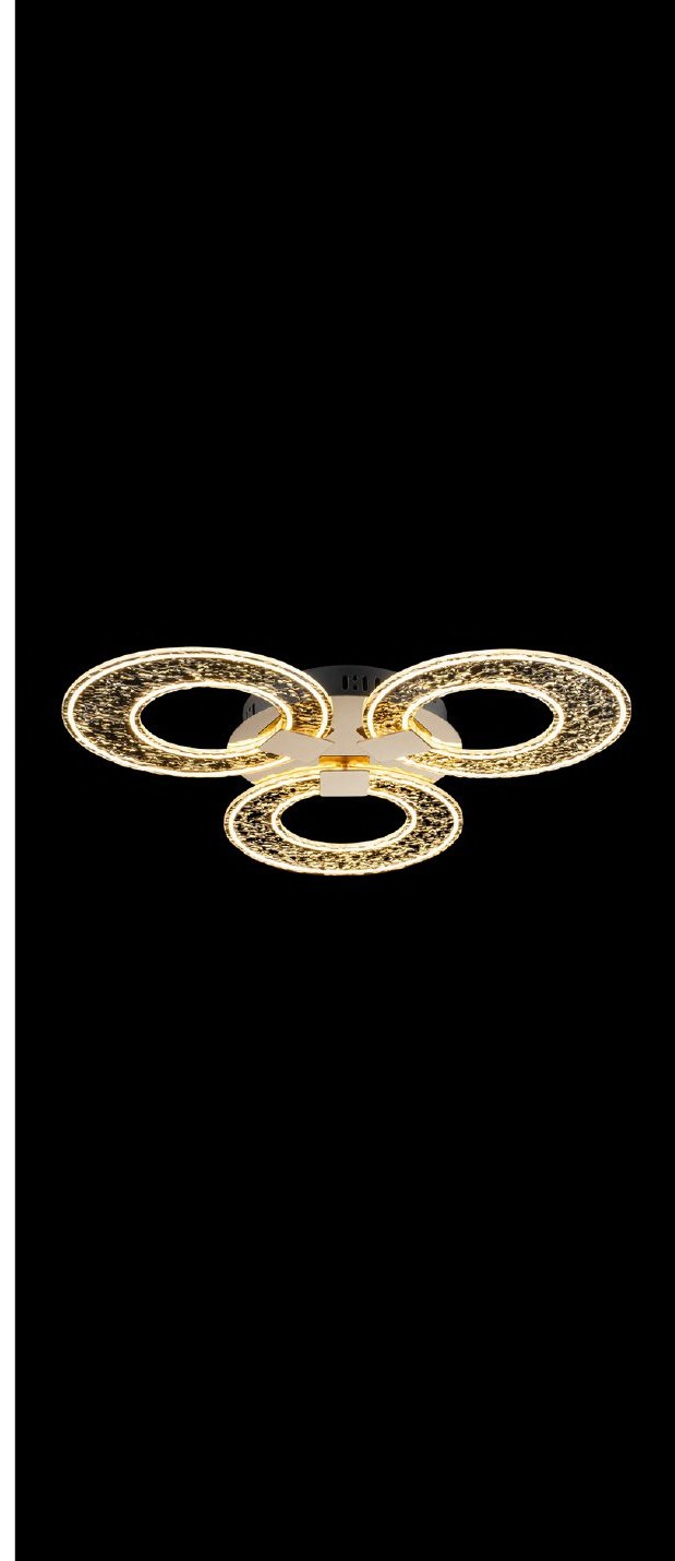 French Gold Acrylic Ceiling Light