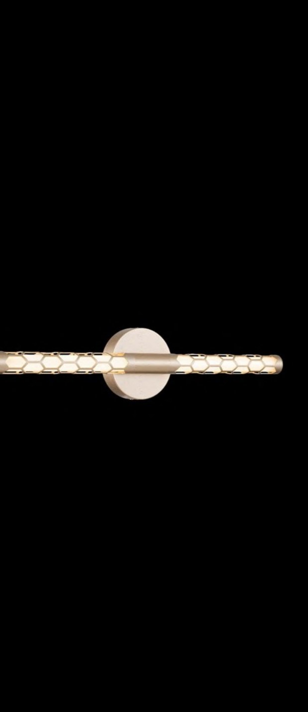 Brushed Light Gold Mirror Light