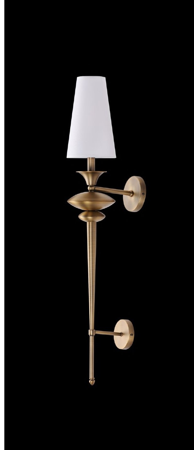 Antique Brass Off Wall Light