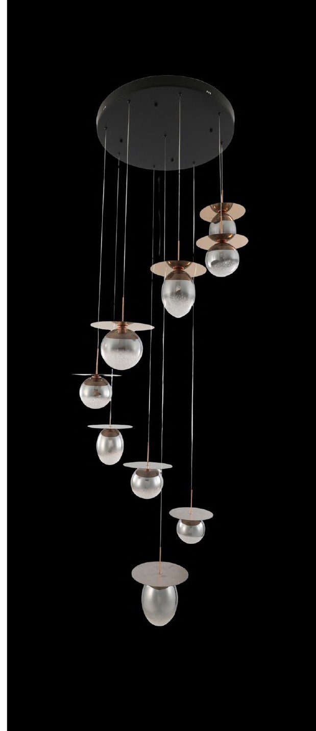 Signature Double Height Chandelier