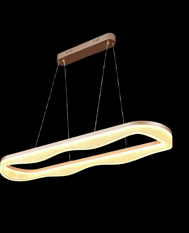 Champagne Gold With Ceiling Light