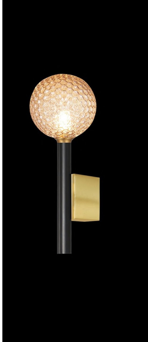 Black Gold With Wall Light