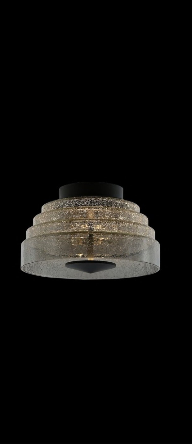 Smoke Crack Glass Ceiling Light