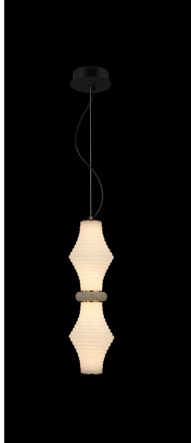 Marble With White Pendant