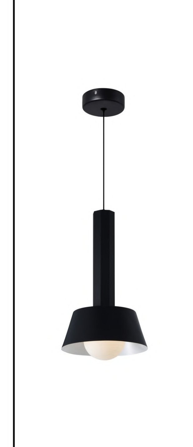 Black With White Pendant