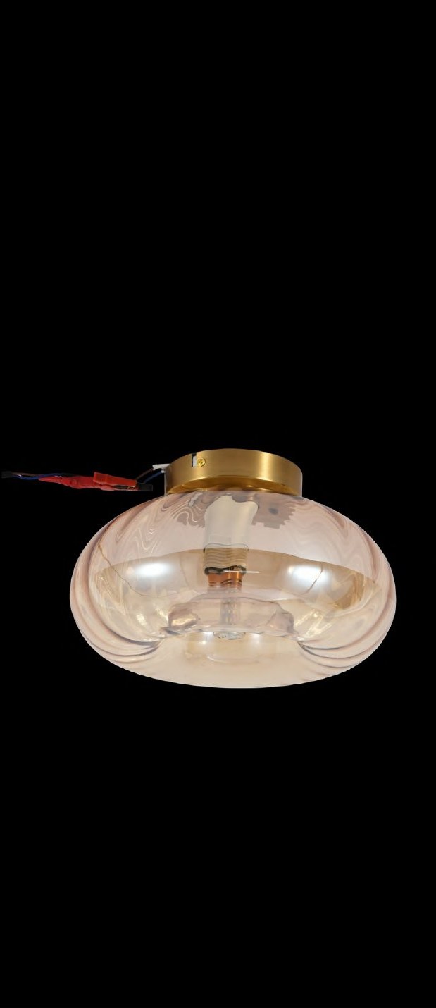 Antique Brass With Ceiling Light