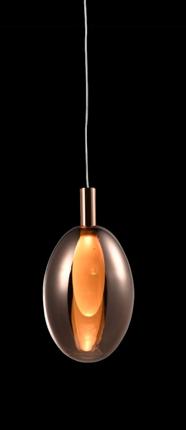 Copper Color Rose Pendant