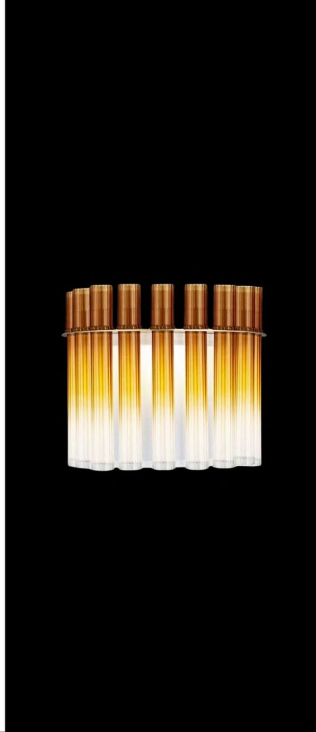 Gold Finish Metal Wall Light