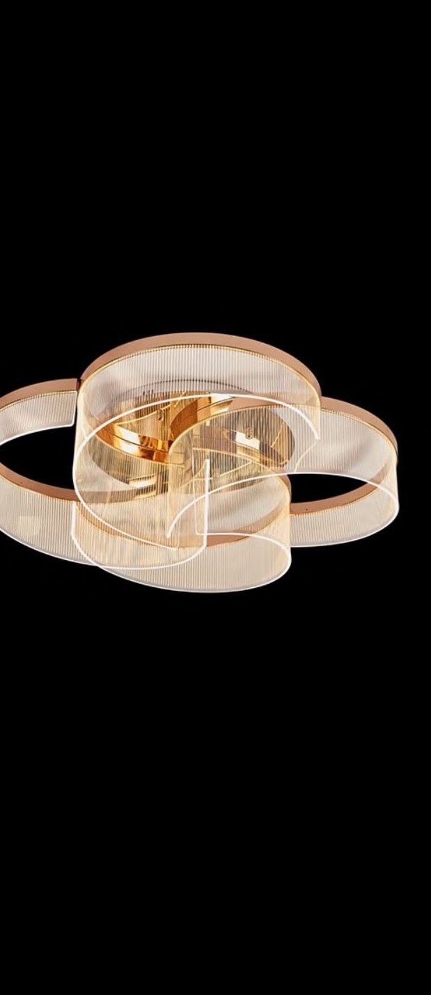France Gold And Ceiling Light